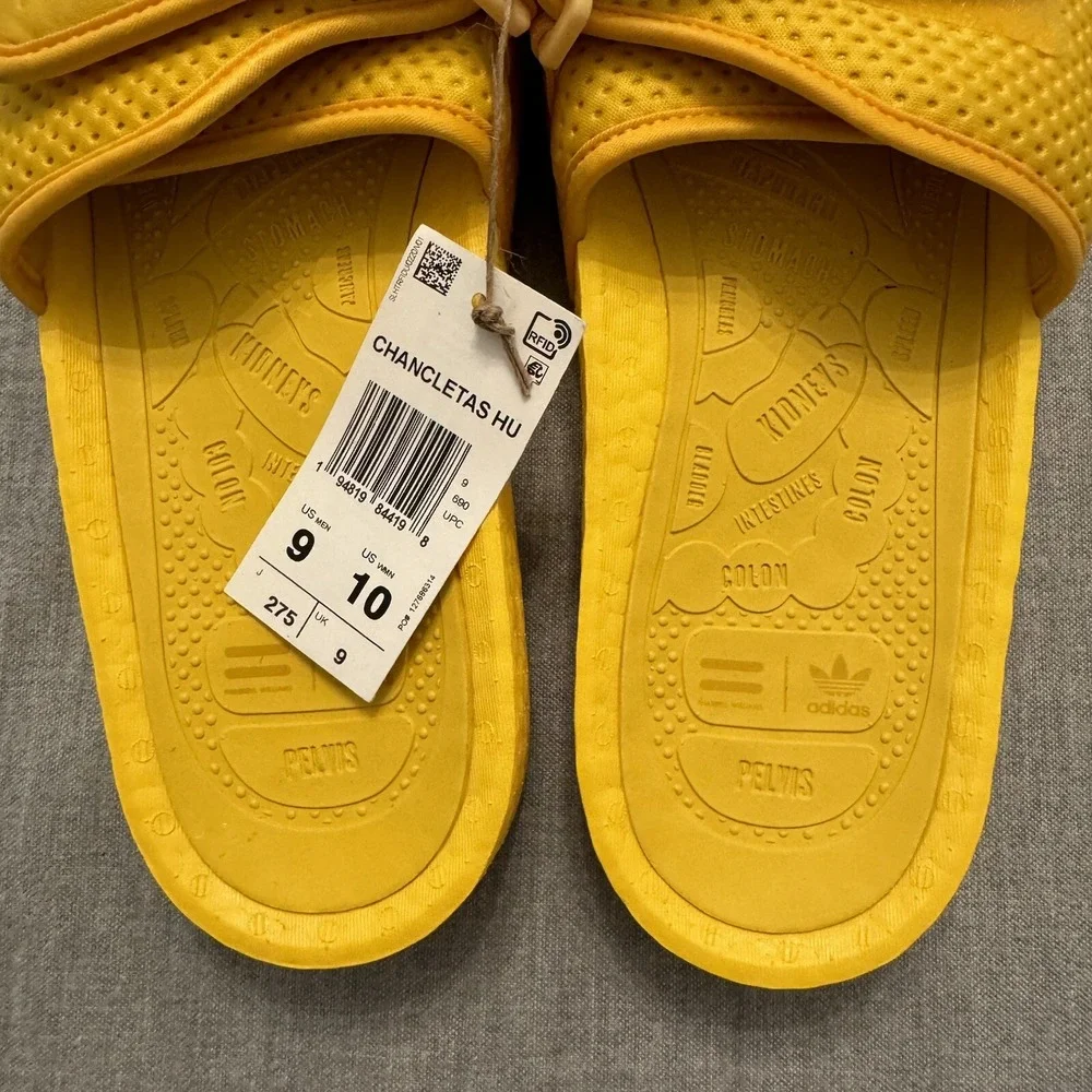 Adidas Pharrell‎ Williams Chancletas Hu Men's Size 9 Human Race Slides Sandals